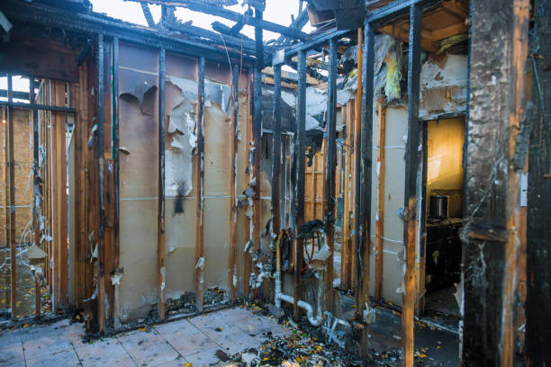 Professional Fire Damage Removal technician working in Decatur, GA